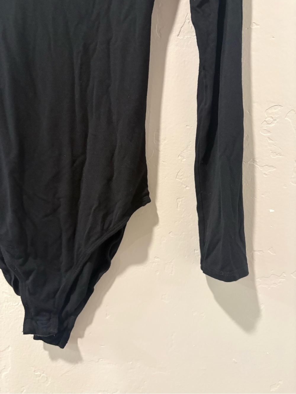 Out From Under Black Long Sleeve Open Back Bodysuit - Picture 7 of 8